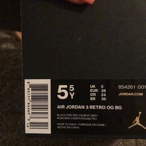 Air Jordan 3 Retro OG BG